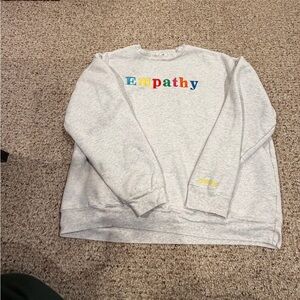 Empathy Gray Sweatshirt